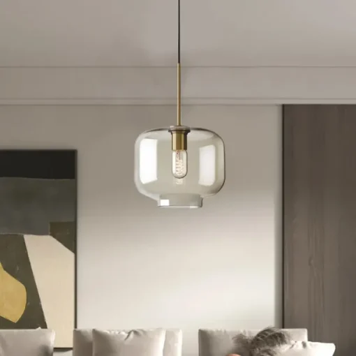 20 cm Single Design Pendant Light Glass Glass Electroplated Vintage Nordic Style 110-120V 220-240V
