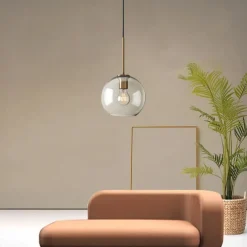 20 cm Single Design Pendant Light Glass Glass Electroplated Vintage Nordic Style 110-120V 220-240V