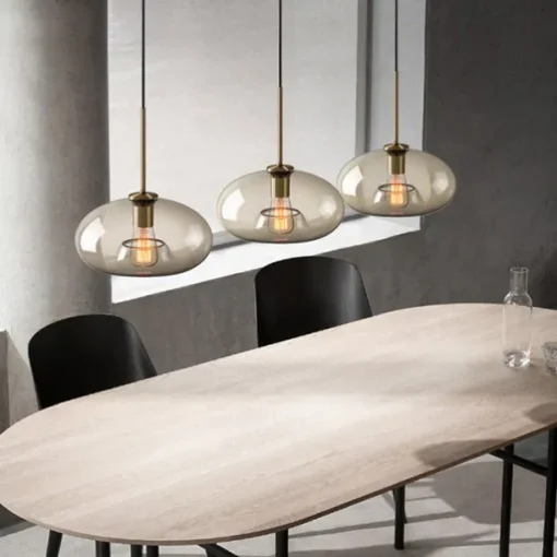 20 cm Single Design Pendant Light Glass Glass Electroplated Vintage Nordic Style 110-120V 220-240V