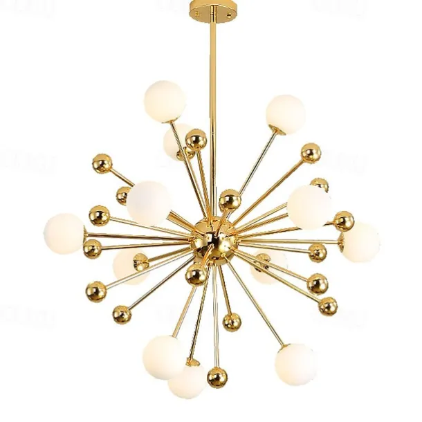 80 cm Sputnik Design Chandelier Metal Sputnik Electroplated Modern Nordic Style 220-240V