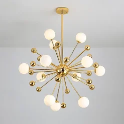 80 cm Sputnik Design Chandelier Metal Sputnik Electroplated Modern Nordic Style 220-240V