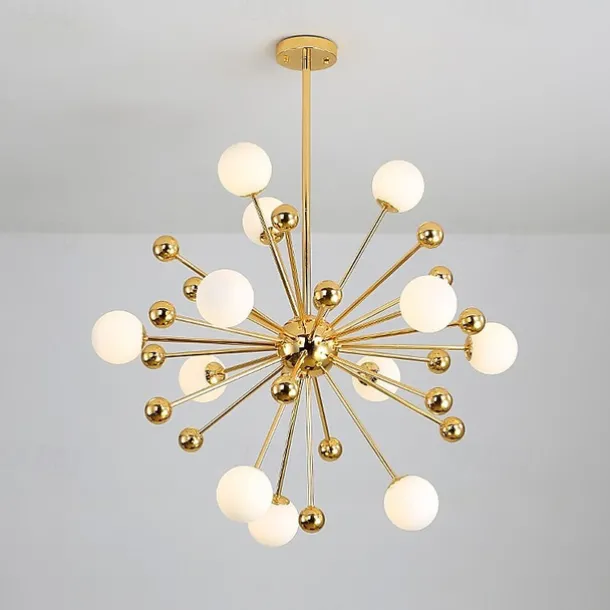 80 cm Sputnik Design Chandelier Metal Sputnik Electroplated Modern Nordic Style 220-240V