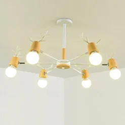 80 cm Sputnik Design Chandelier Metal Painted Finishes Contemporary Nordic Style 220-240V
