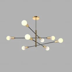 95 cm Sputnik Design Chandelier Metal Sputnik Painted Finishes Contemporary Artistic Nordic Style 110-120V 220-240V