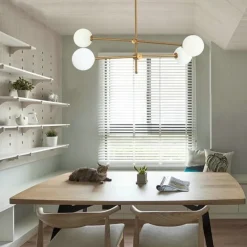 80 cm Sputnik Design Globe Design Geometric Shapes Chandelier Metal Geometrical Mini Electroplated Artistic LED 220-240V