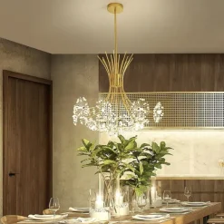 50 cm Sputnik Design Pendant Light LED Chandelier Metal Industrial Novelty Painted Finishes Country Nordic Style 220-240V