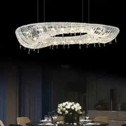 80 cm Unique Design Chandelier Metal Electroplated Modern 110-120V 220-240V