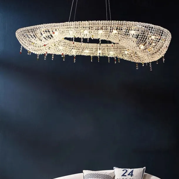 80 cm Unique Design Chandelier Metal Electroplated Modern 110-120V 220-240V