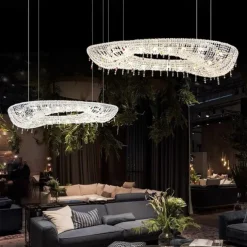 80 cm Unique Design Chandelier Metal Electroplated Modern 110-120V 220-240V