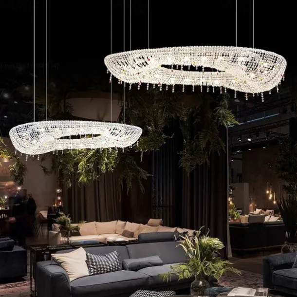 80 cm Unique Design Chandelier Metal Electroplated Modern 110-120V 220-240V