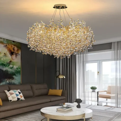 60 cm Unique Design Chandelier Aluminum LED Nordic Style 110-240 V
