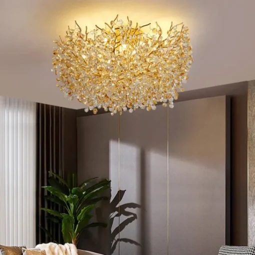 60 cm Unique Design Chandelier Aluminum LED Nordic Style 110-240 V