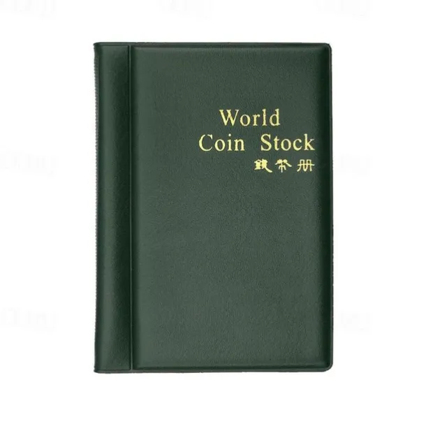 120 Coins Holders 4 Colors Collecting Collection Storage Money Penny Album Book Pockets