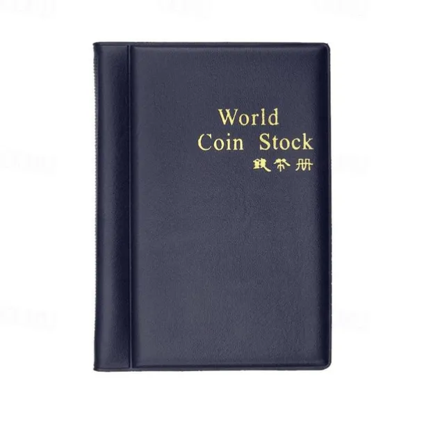 120 Coins Holders 4 Colors Collecting Collection Storage Money Penny Album Book Pockets