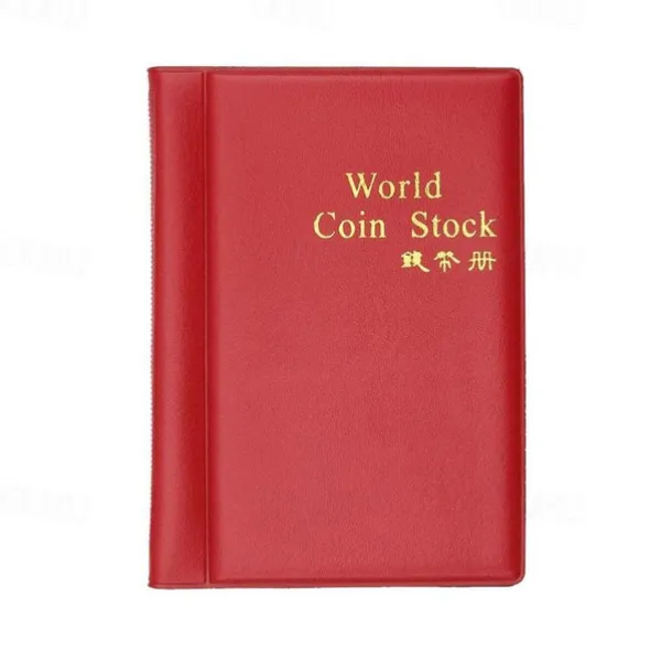 120 Coins Holders 4 Colors Collecting Collection Storage Money Penny Album Book Pockets