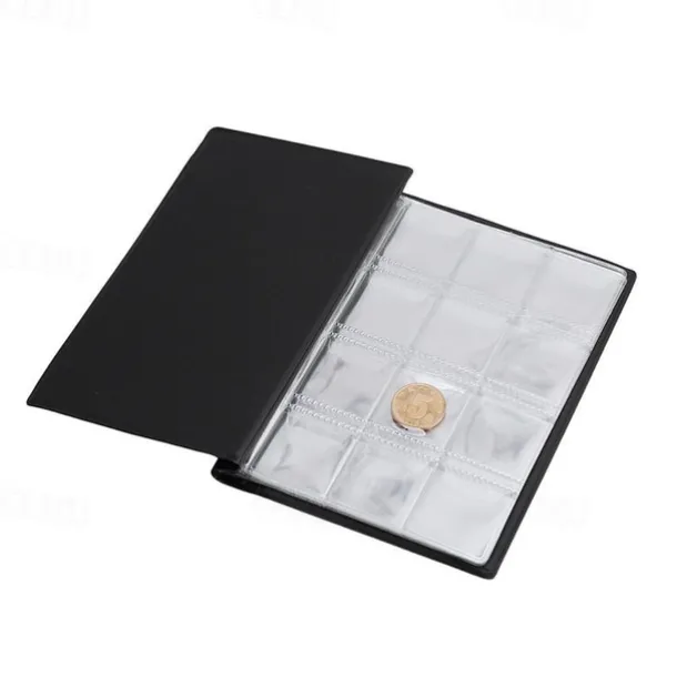 120 Coins Holders 4 Colors Collecting Collection Storage Money Penny Album Book Pockets