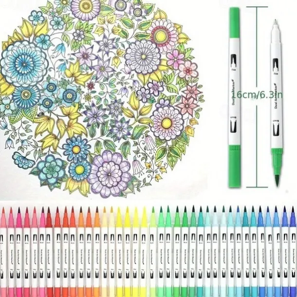 12/24/36/48/60//72/100/120 Colors Watercolor Brush Pen Colors Marker Pens Painting Drawing Art Supplies