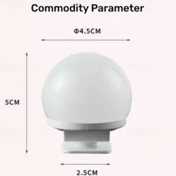 3 Colours LED Make Up Mirror Light Bulbs USB Vanity Makeup Mirror Lights Bathroom Dressing Table Lighting Dimmable LED Wall Lamp