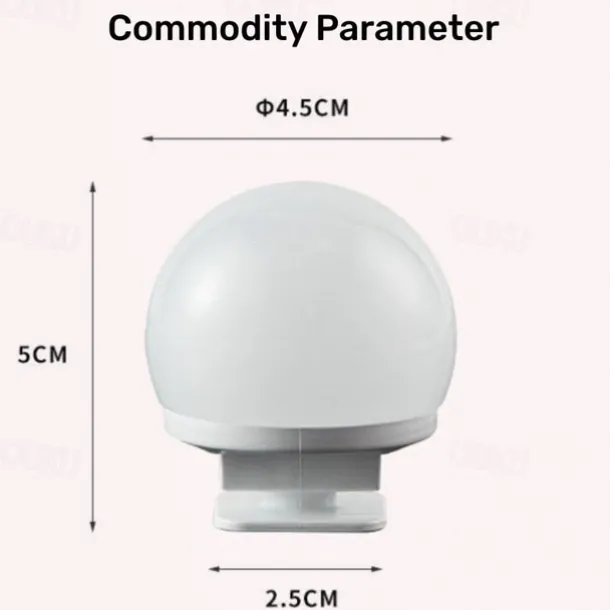 3 Colours LED Make Up Mirror Light Bulbs USB Vanity Makeup Mirror Lights Bathroom Dressing Table Lighting Dimmable LED Wall Lamp