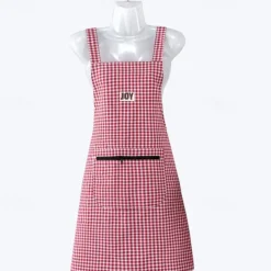 100% Cotton Apron Breathable for Home Use, Kitchen, Summer Women's Fashion, Cute Japanese and Korean Version of Apron, Anti Oil Stain Work Print