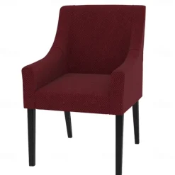 100% Cotton Chair Cover with Armrests Solid Color Quilted Slipcovers SAKcover LITB PRIME cover