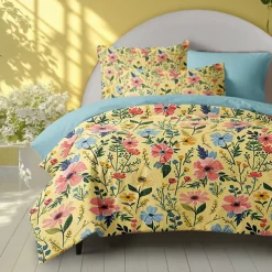 100% Cotton Duvet Cover Set Floral Pattern Comforter Set Soft 3-Piece Luxury Bedding Set Home Decor Gift King Queen Full Sizehree Piece Set Inspired by William Morris