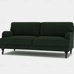 100% Cotton Sofa Cover 3 Seater Solid Color Quilted Cotton Slipcovers STOCKcover LITB PRIME cover