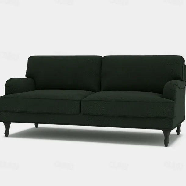 100% Cotton Sofa Cover 3 Seater Solid Color Quilted Cotton Slipcovers STOCKcover LITB PRIME cover