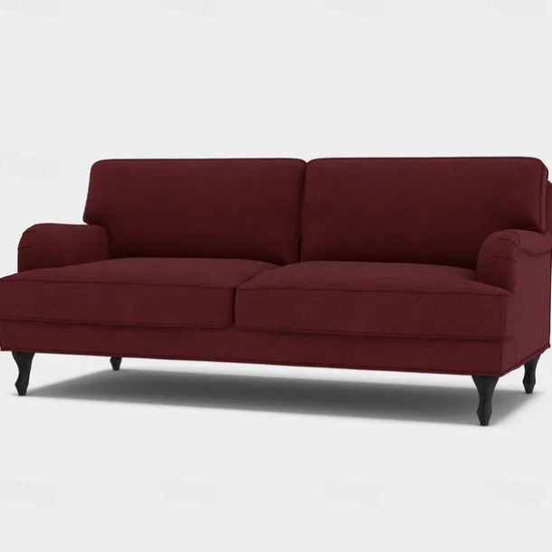 100% Cotton Sofa Cover 3 Seater Solid Color Quilted Cotton Slipcovers STOCKcover LITB PRIME cover