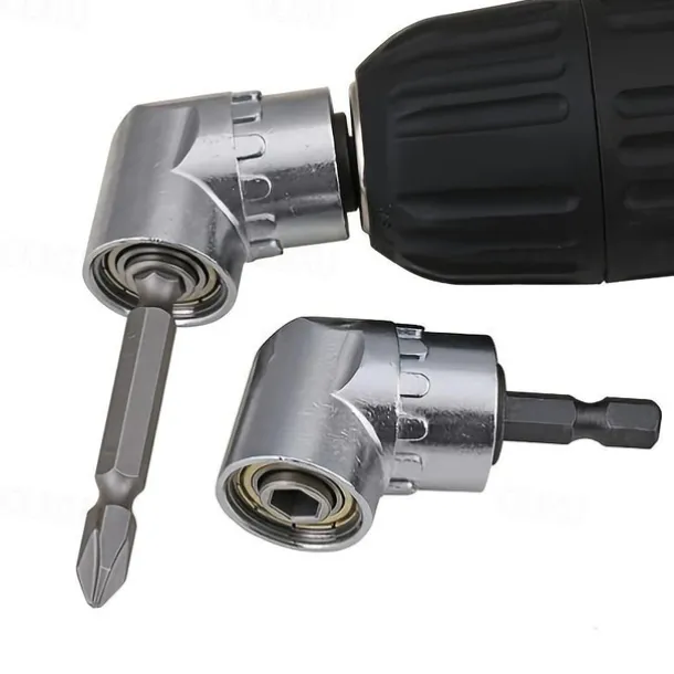 105 Degree Angle Head Electric Corner Turner, Electric Screwdriver Hardware Tool Accessories, Corner Electric Device, Elbow Universal Flexible Shaft Corner Screwdriver