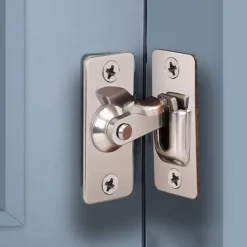 90 Degree Hasp Latches Stainless Steel Sliding Door Chain Locks Security Tools Hardware For Window Cabinet Hotel Home