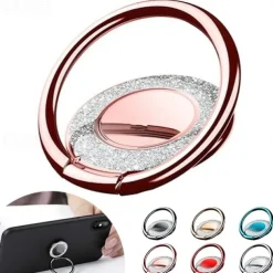 360 Degree Mobile Popular Magnet Phone Holder For iPhone 15 14 Metal Finger Phone Stand For Samsung S23