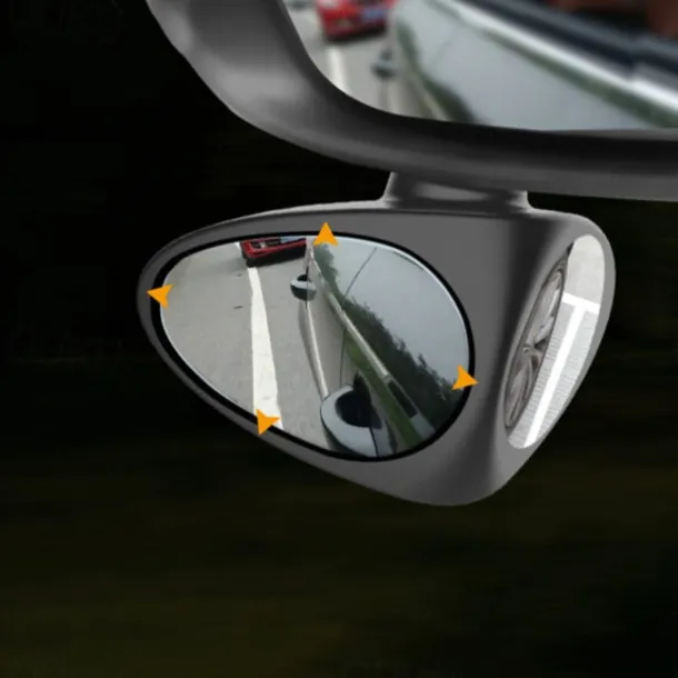 360 Degree Rotatable Side Car Blind Spot Convex Mirror Car Blind Spot Convex Mirror Rearview Parking Safety Auto Exterior Mirror