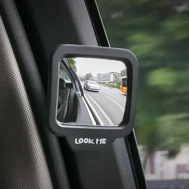 270 Degrees Wide Angle Car Rear Magnet Mirror Car Auxiliary Rearview Mirror Eliminate Blind Point For Car Safety