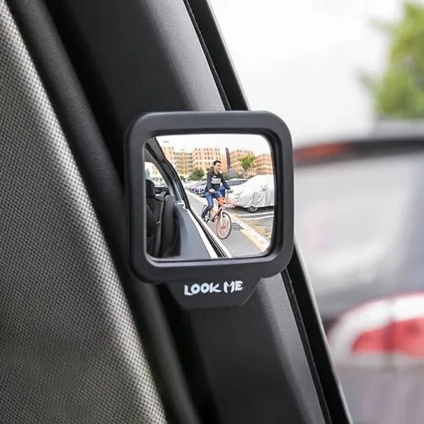 270 Degrees Wide Angle Car Rear Magnet Mirror Car Auxiliary Rearview Mirror Eliminate Blind Point For Car Safety