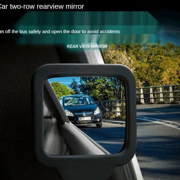 270 Degrees Wide Angle Car Rear Magnet Mirror Car Auxiliary Rearview Mirror Eliminate Blind Point For Car Safety