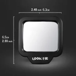 270 Degrees Wide Angle Car Rear Magnet Mirror Car Auxiliary Rearview Mirror Eliminate Blind Point For Car Safety