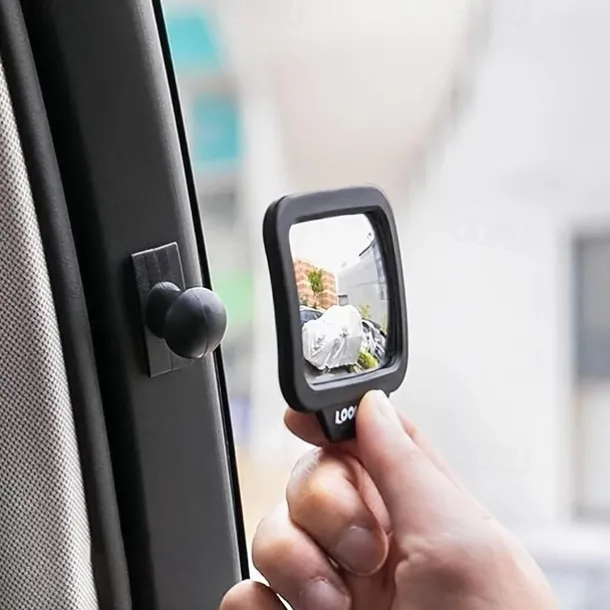 270 Degrees Wide Angle Car Rear Magnet Mirror Car Auxiliary Rearview Mirror Eliminate Blind Point For Car Safety