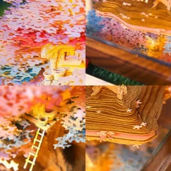 2025 Desk Calendar Memo Pad 3D Memo Pad Notepad Paper Carving Non-Sticky Paper Notes 3D Decoration Notepad Paper Romantic Gift Carving