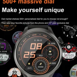696 DK69 Smart Watch 1.85 inch Smart Band Fitness Bracelet Bluetooth ECG+PPG Pedometer Call Reminder Compatible with Android iOS Men Hands-Free Calls Message Reminder IP 67 52mm Watch Case