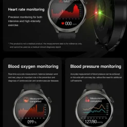 696 DK69 Smart Watch 1.85 inch Smart Band Fitness Bracelet Bluetooth ECG+PPG Pedometer Call Reminder Compatible with Android iOS Men Hands-Free Calls Message Reminder IP 67 52mm Watch Case