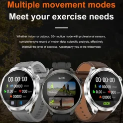 696 DK69 Smart Watch 1.85 inch Smart Band Fitness Bracelet Bluetooth ECG+PPG Pedometer Call Reminder Compatible with Android iOS Men Hands-Free Calls Message Reminder IP 67 52mm Watch Case