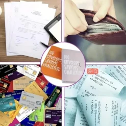 100 Envelopes Money Saving Challenge , Budget Planner Savings Challenge , 2023 New Budget Book Binder With Cash Envelopes ,Savings Challenges Notebook Binders To Save $5,050