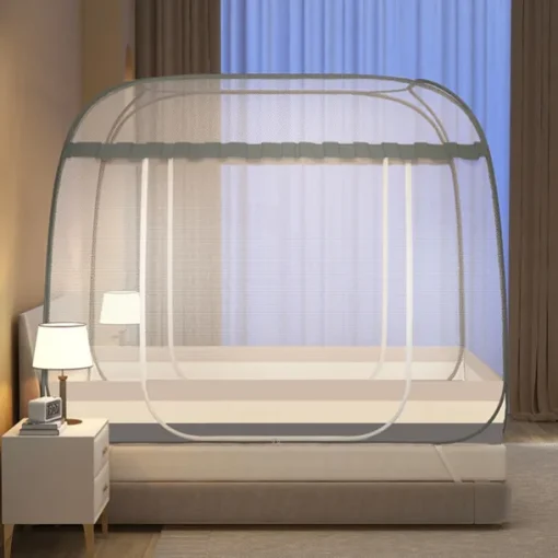 79" Extra Large Space Mosquito Net Double Door Household Nets Safe Pest Prevention Mosquito Net for Children Easy Installation Mosquito Net for Bed