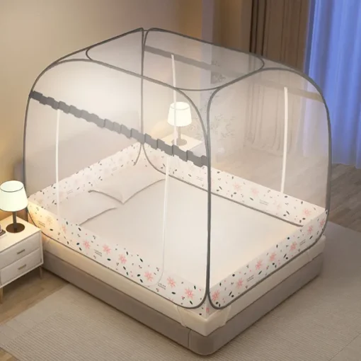 79" Extra Large Space Mosquito Net Double Door Household Nets Safe Pest Prevention Mosquito Net for Children Easy Installation Mosquito Net for Bed