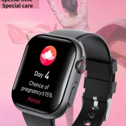 696 F59 Smart Watch 2.1 inch Smart Band Fitness Bracelet Bluetooth Pedometer Call Reminder Sleep Tracker Compatible with Android iOS Women Hands-Free Calls Message Reminder IP 67 38mm Watch Case