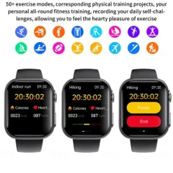 696 F59 Smart Watch 2.1 inch Smart Band Fitness Bracelet Bluetooth Pedometer Call Reminder Sleep Tracker Compatible with Android iOS Women Hands-Free Calls Message Reminder IP 67 38mm Watch Case