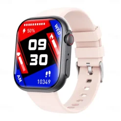 696 F59 Smart Watch 2.1 inch Smart Band Fitness Bracelet Bluetooth Pedometer Call Reminder Sleep Tracker Compatible with Android iOS Women Hands-Free Calls Message Reminder IP 67 38mm Watch Case