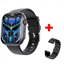 696 F59 Smart Watch 2.1 inch Smart Band Fitness Bracelet Bluetooth Pedometer Call Reminder Sleep Tracker Compatible with Android iOS Women Hands-Free Calls Message Reminder IP 67 38mm Watch Case