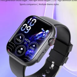 696 F59 Smart Watch 2.1 inch Smart Band Fitness Bracelet Bluetooth Pedometer Call Reminder Sleep Tracker Compatible with Android iOS Women Hands-Free Calls Message Reminder IP 67 38mm Watch Case